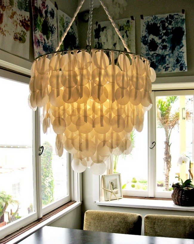 paper made example of hand made chandelier
