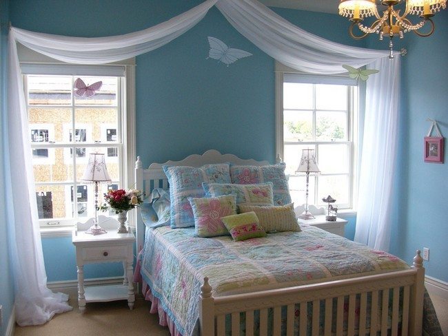 kids room furniture girl cute minimalist coastal bedroom decorating ideas with lovely curtain