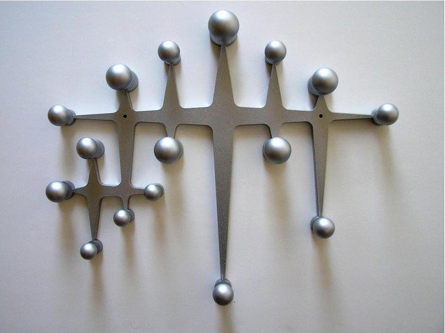 Ball and chain idea of coat hanger