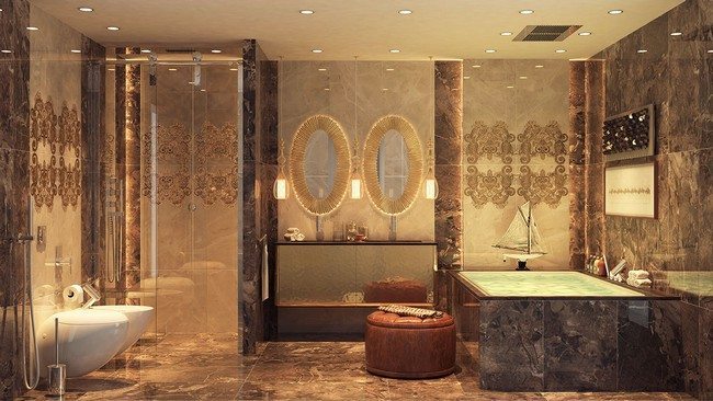 goldenr bathroom style