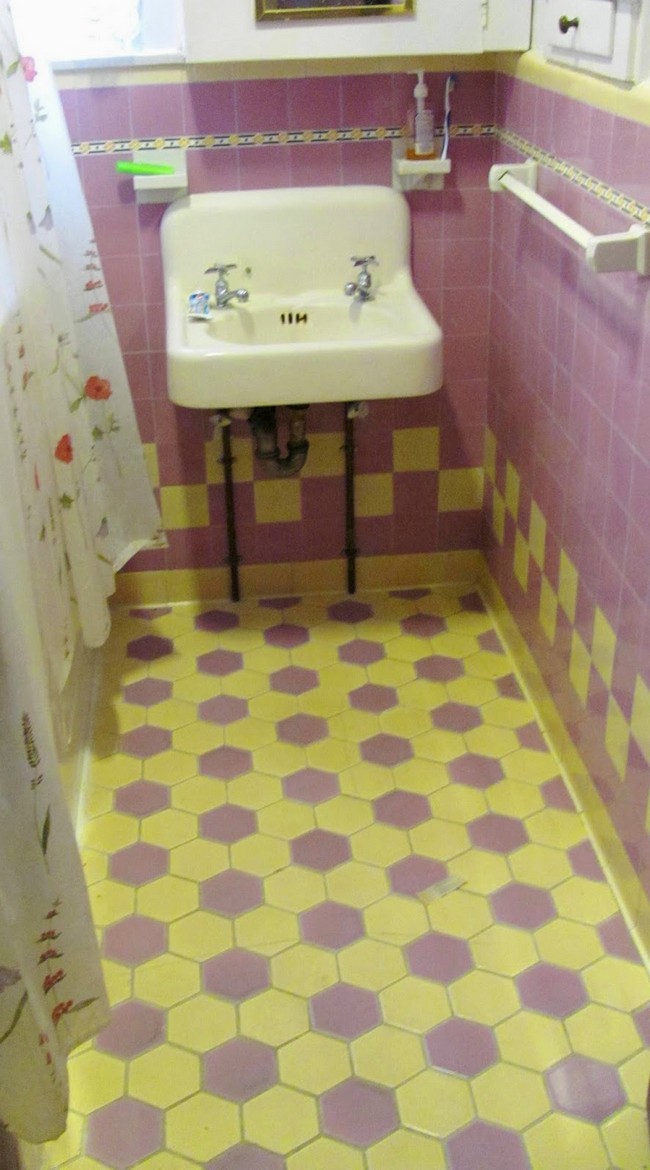 Bright, patterned tiles