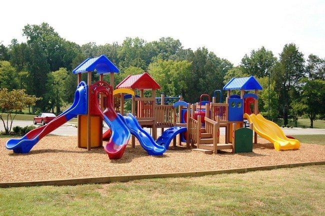 Slide set in different bright colors