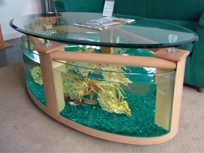 round table fish tank