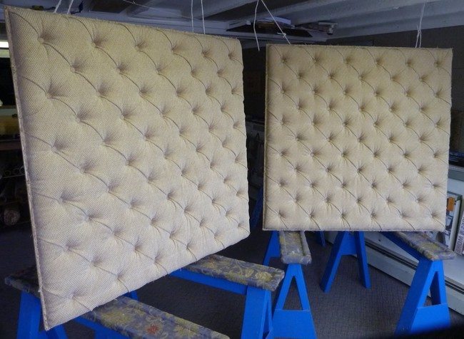 Simple tufted pannels