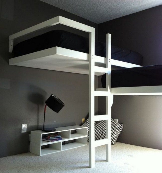 Elegant adult bunk bed for a contemporary home design 