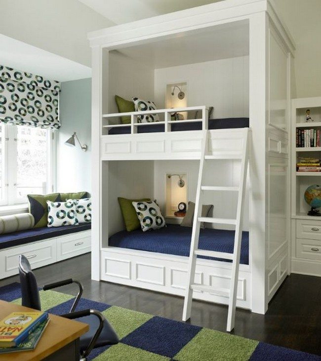How about a bunk bed tower in the bedroom?