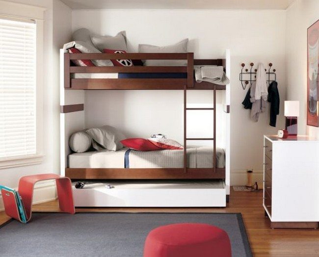 Moda Bunk Bed by R&B comes with smart storage solutions