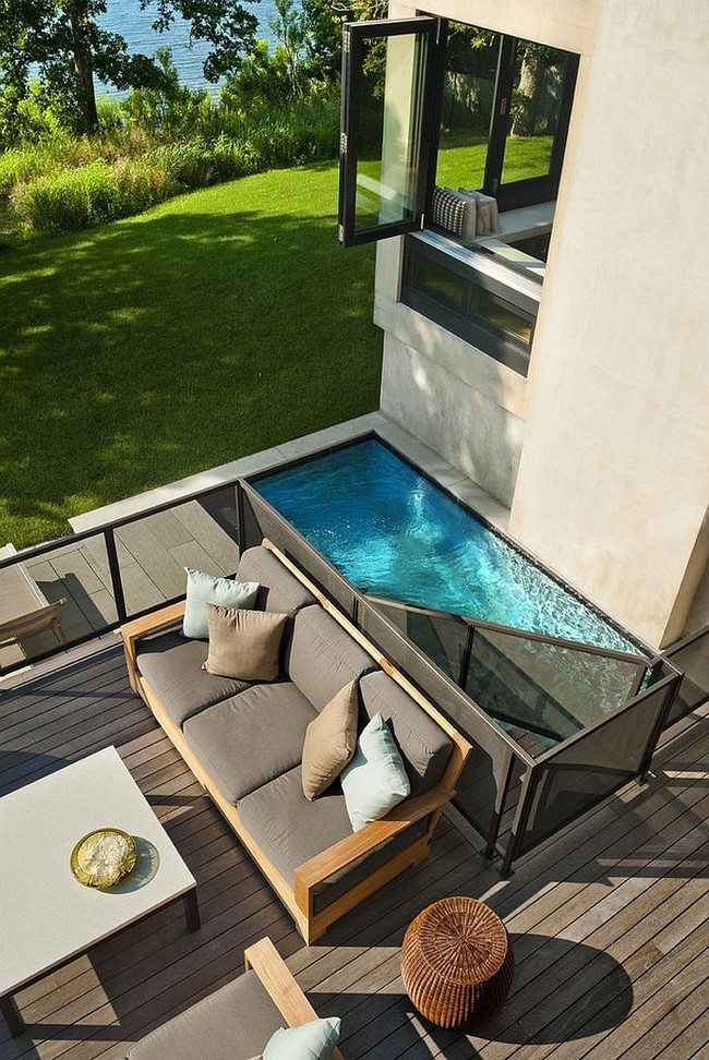 Smart pool and deck design makes use of available space [Design: Blazemakoid-Architecture] 