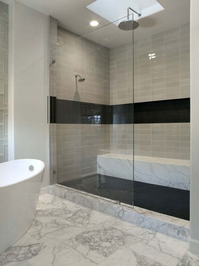 All-marble bathroom