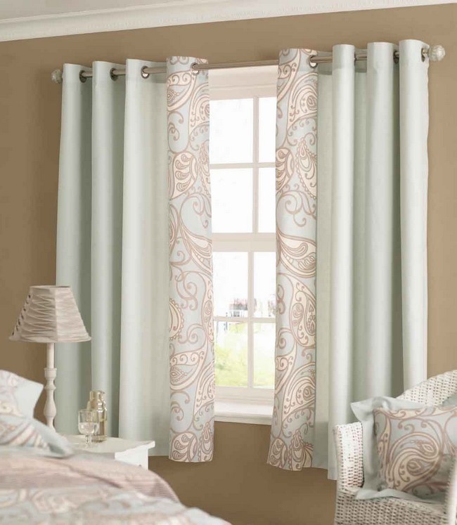 Elegant curtains with artistic detail