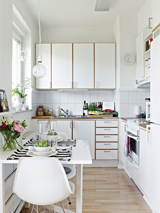 16 tricks of small kitchen design - Decor Around The World