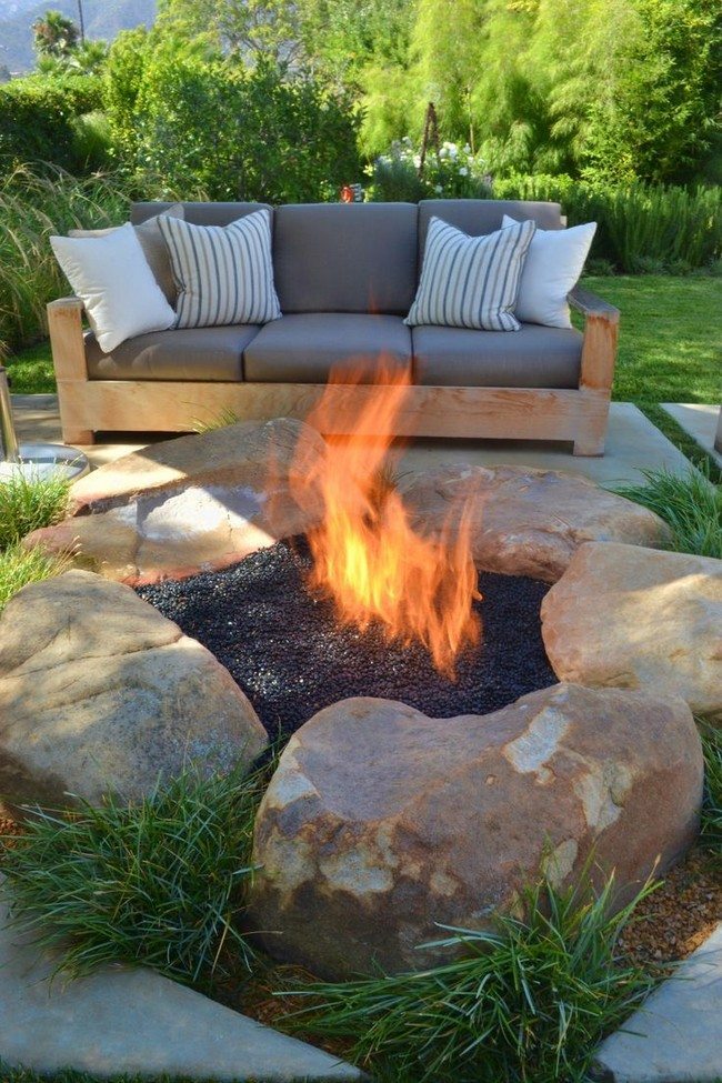 pit fire backyard designs inspiration outdoor gas wood pits burning around decoratw diy modern decor rustic indoneso cinder propane blocks