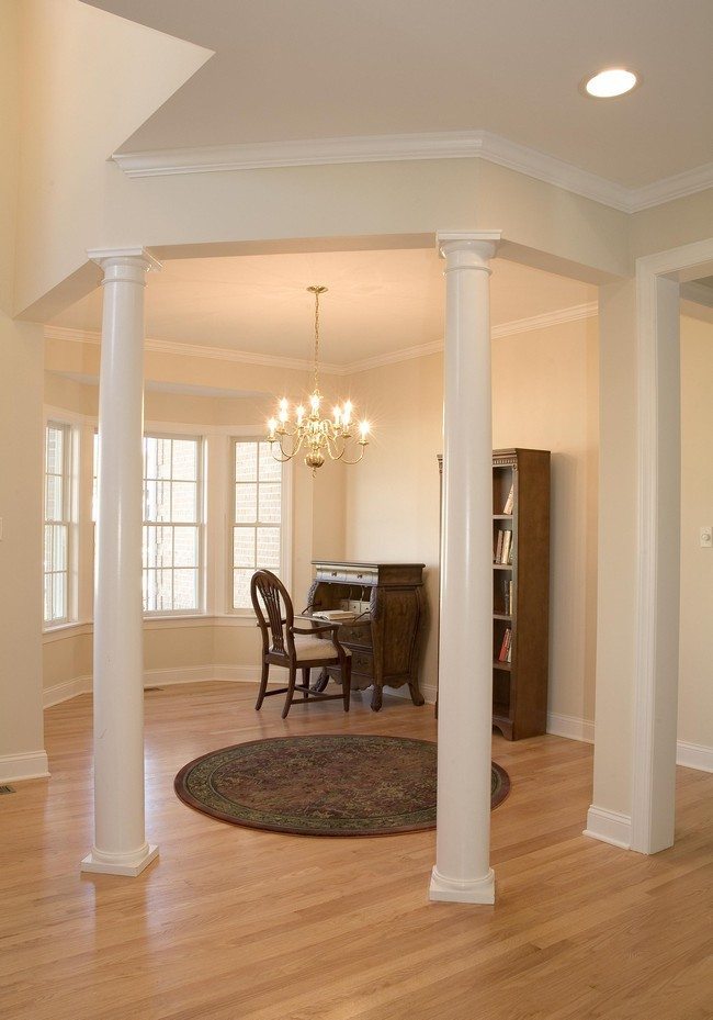 How to Use Living Room Columns to Create Rich Details - Decor Around