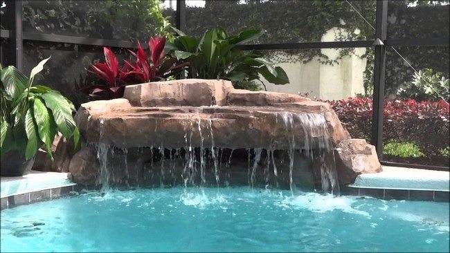 pool waterfall ideas 5