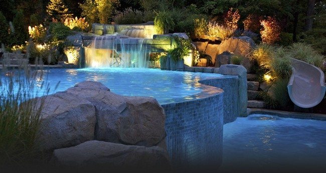 pool waterfall ideas you can recreate in your backyard