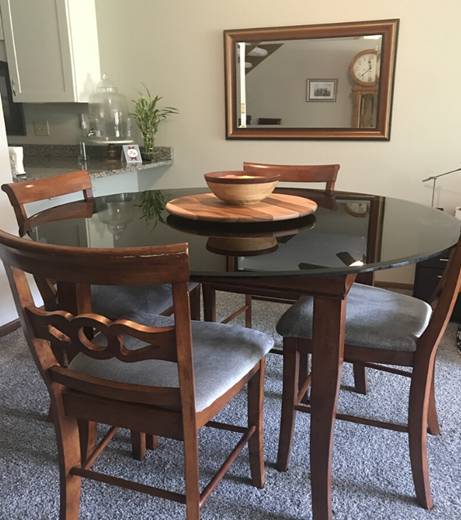 Tempered Glass Dining Table, Best Colour For A Dark Dining Room